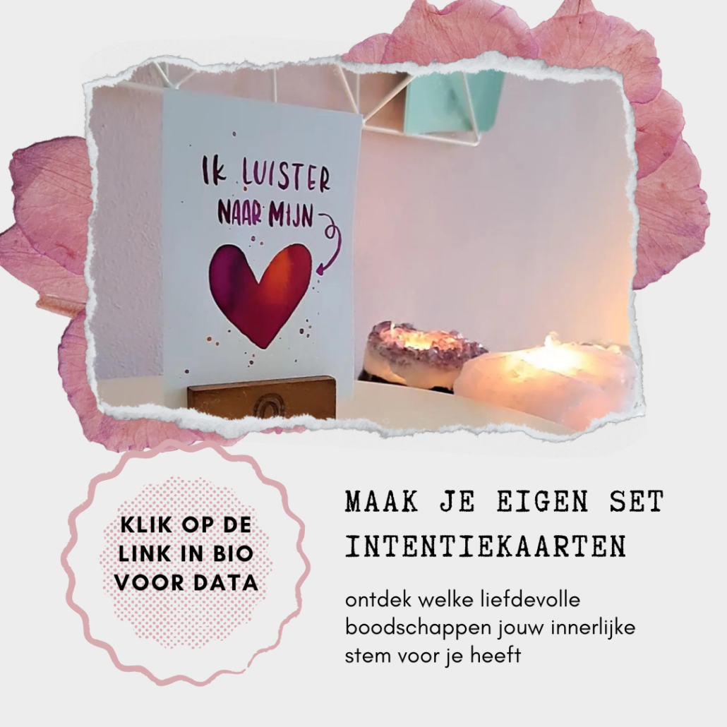 creëer jouw eigen intentiekaarten set